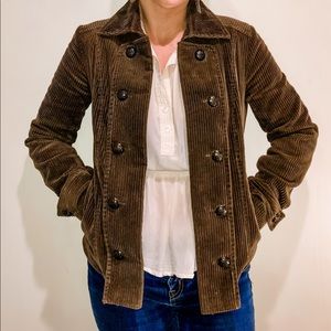 Corduroy Military Jacket
